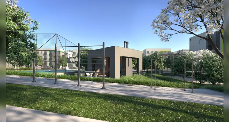 O Ideal.e tem ampla estrutura, com áreas comuns e de lazer