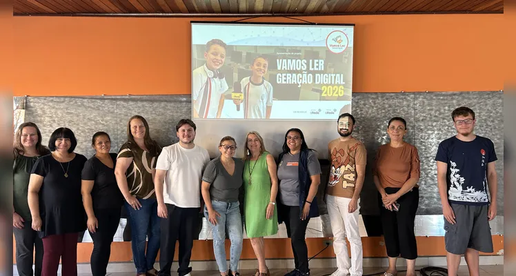 Durante a capacitação, os participantes tiveram acesso à metodologia do projeto, além de conhecerem as novidades e diretrizes para as ações desenvolvidas em 2026.