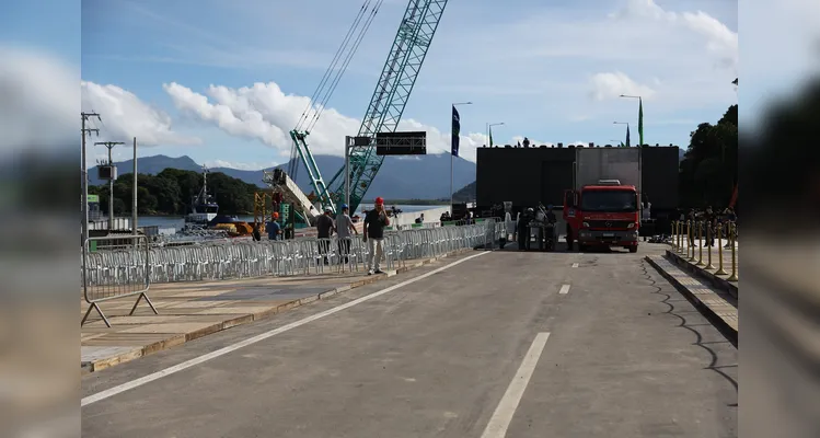 Governo do PR divulga imagens da preparação para inauguração da Ponte de Guaratuba