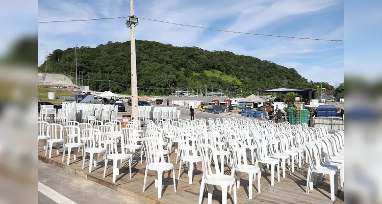 Governo do PR divulga imagens da preparação para inauguração da Ponte de Guaratuba