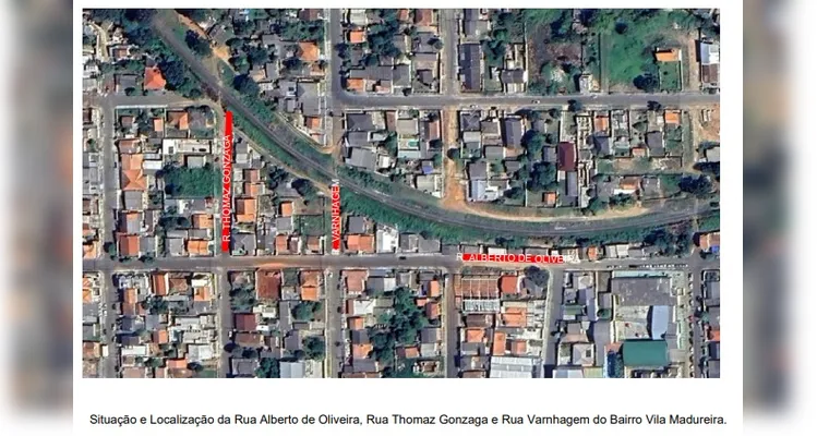 Ruas que ainda devem ser pavimentadas na região do bairro Vila Madureira, em Ponta Grossa