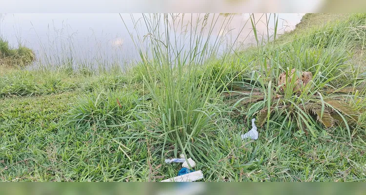 Lixo na Praça Lago Núcleo Pitangui