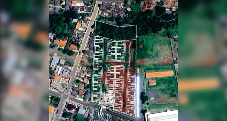 O condomínio residencial Treviso V será instalado na Vila Cipa, localizada no bairro Oficinas, em Ponta Grossa.