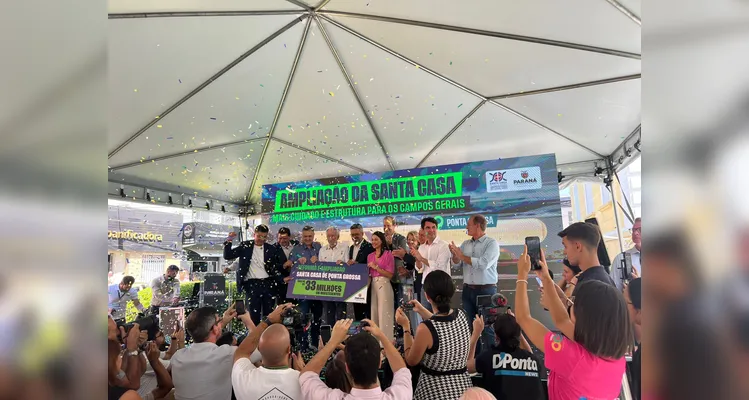 Santa Casa recebe R$ 33 milhões para ampliar atendimento em PG