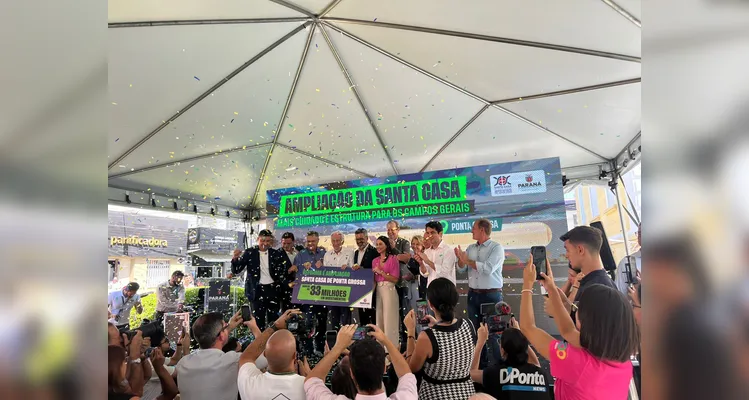 Santa Casa recebe R$ 33 milhões para ampliar atendimento em PG