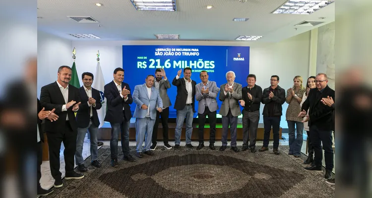 O governador ainda anunciou R$ 21,6 milhões para São João do Triunfo