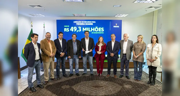 Teixeira Soares, nos Campos Gerais, foi contemplada com R$ 49,3 milhões.