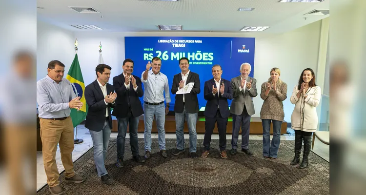 Em Tibagi, os recursos somam R$ 26,2 milhões.