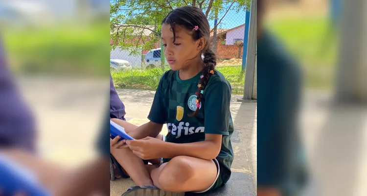 Os alunos escreveram textos dentro da temática proposta e posteriormente compartilharam com os colegas.