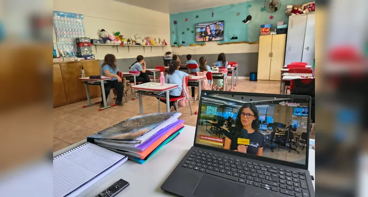 O conteúdo do projeto em formato de videoaula foi parte importante dos estudos da classe.