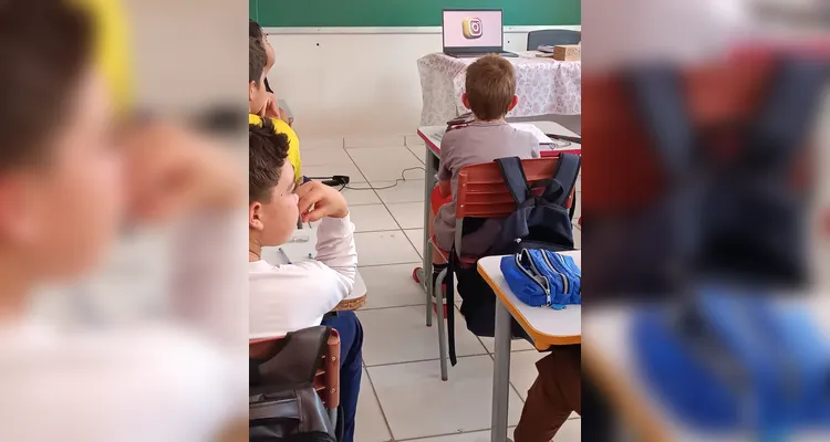 Confira os registros do trabalho em sala de aula.