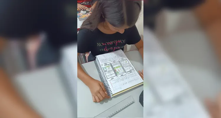 Confira os registros do trabalho em sala de aula.