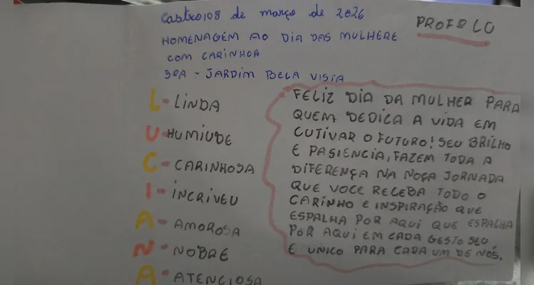 Confira a série de registros do amplo trabalho realizado pelos estudantes.