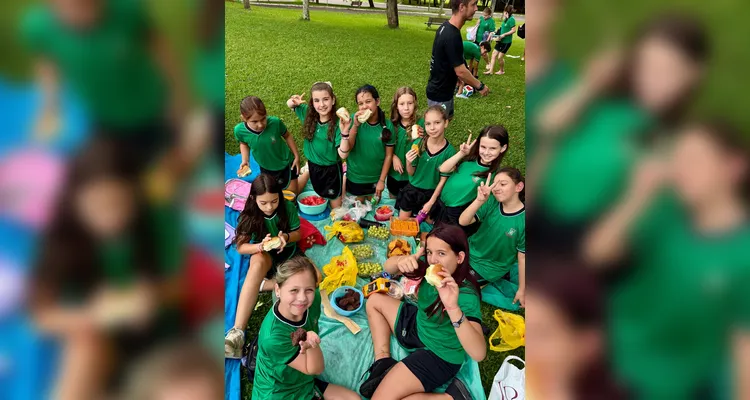 Confira os destaques da saída a campo saudável dos alunos.
