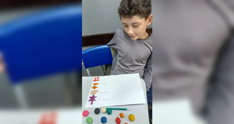 Confira a série de registros do trabalho dos alunos em sala de aula.