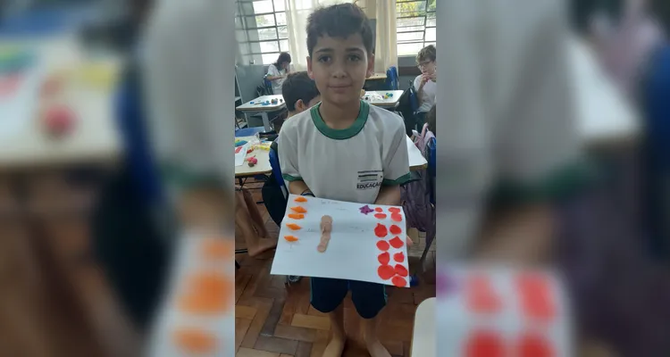 Confira a série de registros do trabalho dos alunos em sala de aula.