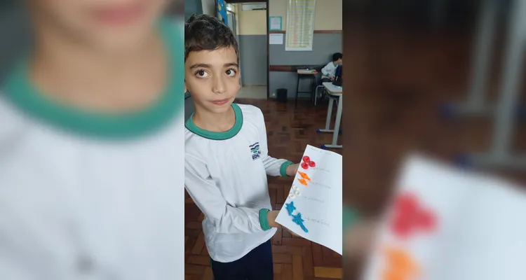 Confira a série de registros do trabalho dos alunos em sala de aula.