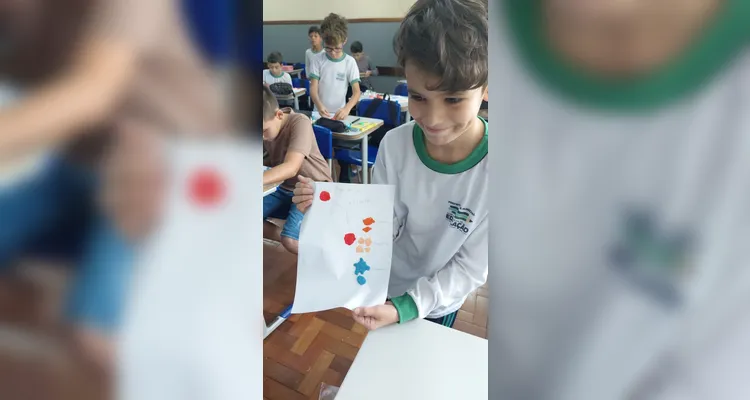 Confira a série de registros do trabalho dos alunos em sala de aula.