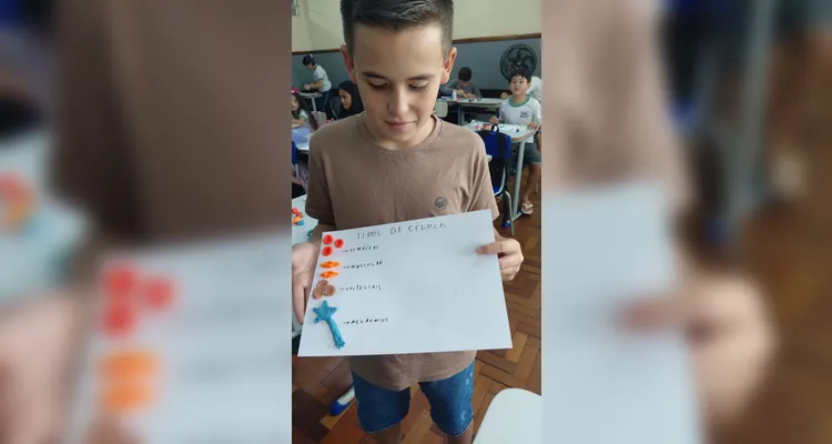 Confira a série de registros do trabalho dos alunos em sala de aula.