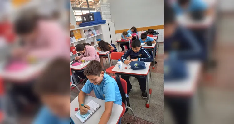 Proposta colocou alunos para trabalhar importante conteúdo.