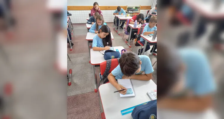 Proposta colocou alunos para trabalhar importante conteúdo.