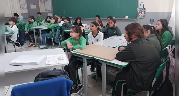 Confira a série de registros do amplo trabalho aplicado em sala de aula.