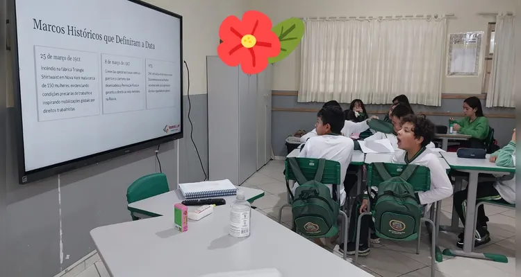 Confira a série de registros do amplo trabalho aplicado em sala de aula.