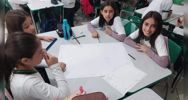 Confira a série de registros do amplo trabalho aplicado em sala de aula.