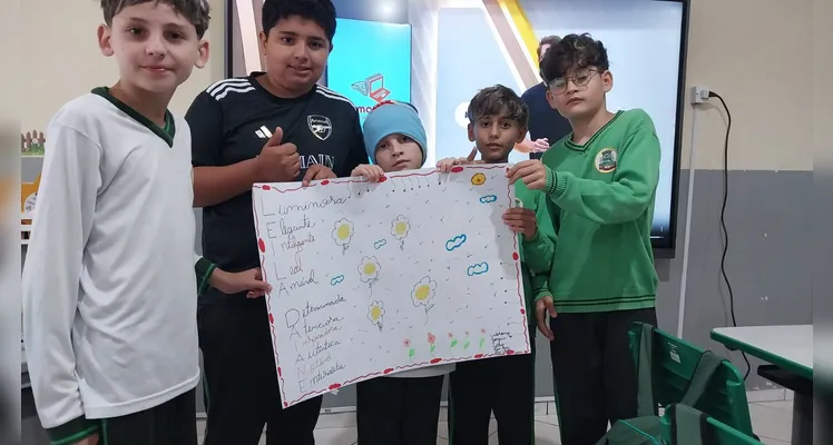 Confira a série de registros do amplo trabalho aplicado em sala de aula.