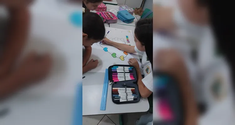 Confira a série de registros do amplo trabalho aplicado em sala de aula.