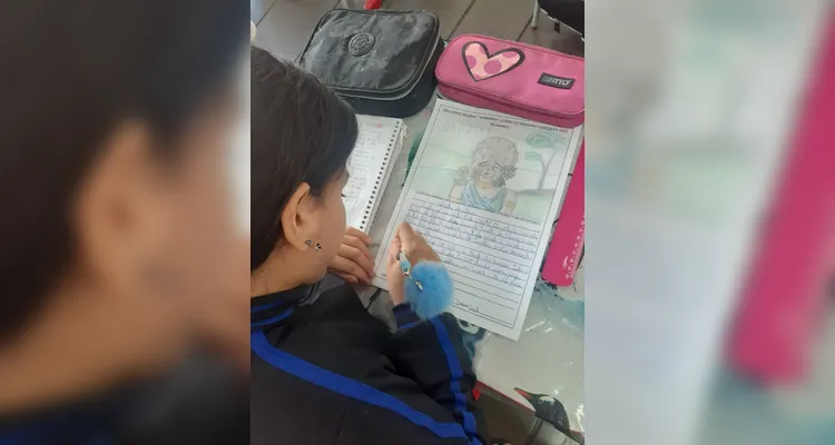 Confira os registros do trabalho em sala de aula.