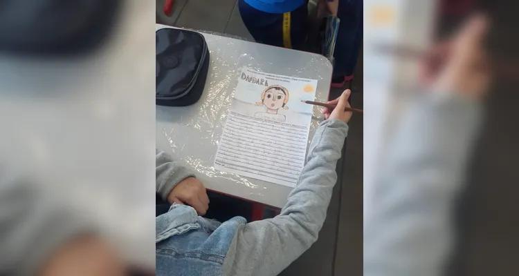 Confira os registros do trabalho em sala de aula.