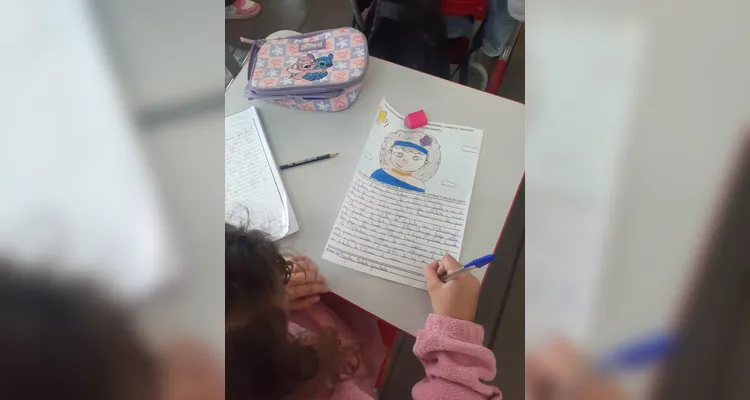 Confira os registros do trabalho em sala de aula.