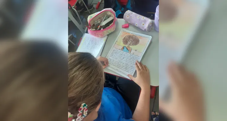 Confira os registros do trabalho em sala de aula.