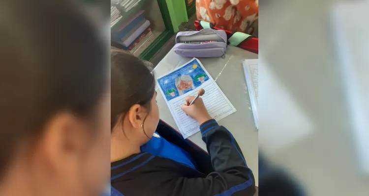 Confira os registros do trabalho em sala de aula.