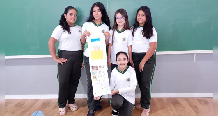 Veja os registros do trabalho em sala de aula.