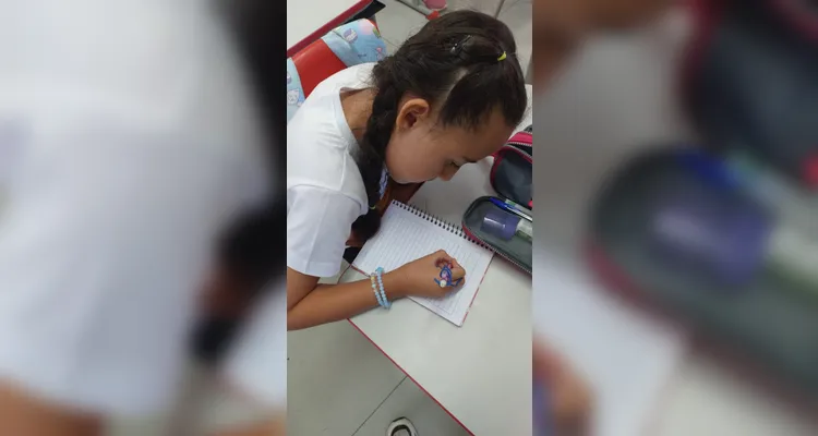 Confira a série de registros do amplo trabalho em sala de aula.