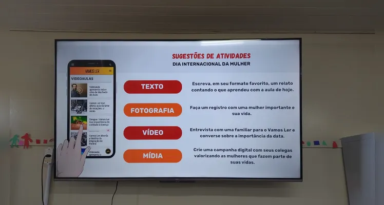 Confira a série de registros do amplo trabalho em sala de aula.