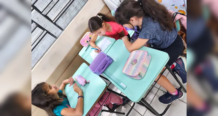 Veja os registros do amplo trabalho em sala de aula.