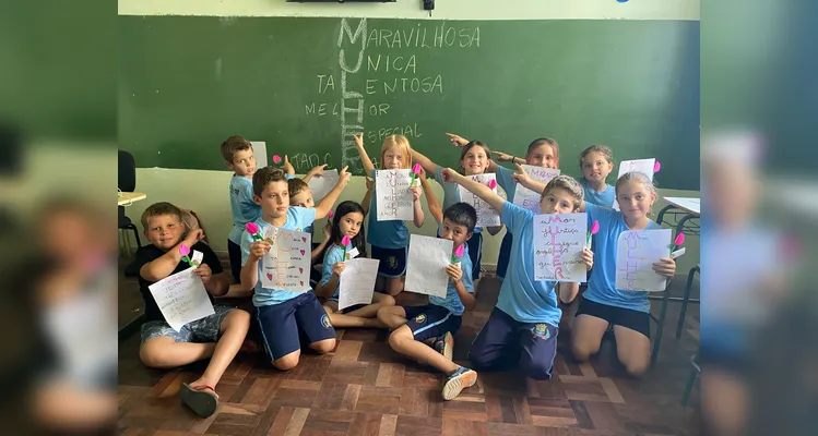 Estudantes puderam desenvolver várias ações em sala de aula.