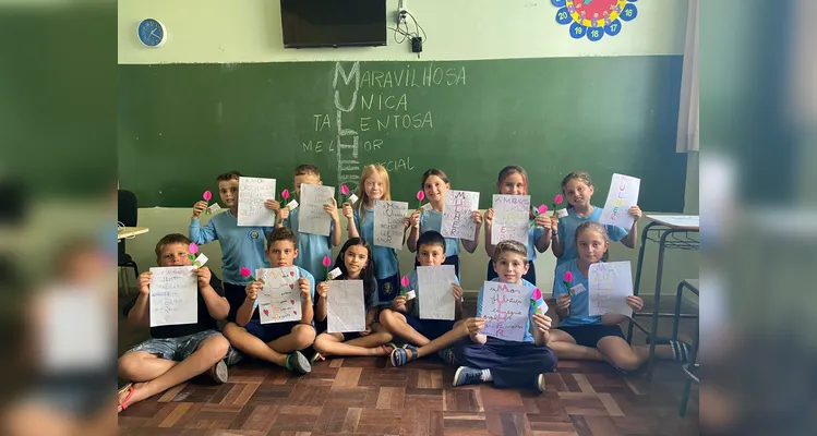 Estudantes puderam desenvolver várias ações em sala de aula.