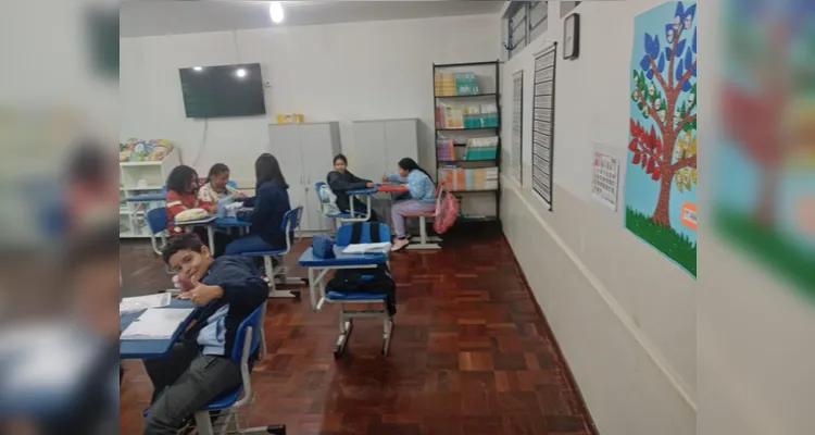 Confira os registros do trabalho em sala de aula.