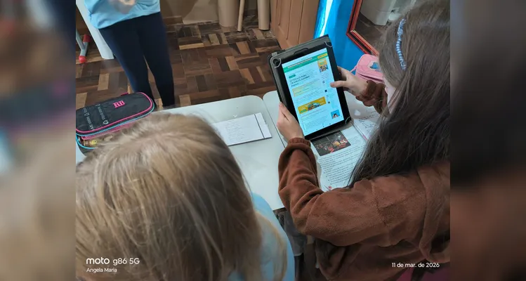 Confira os registros do trabalho em sala de aula.