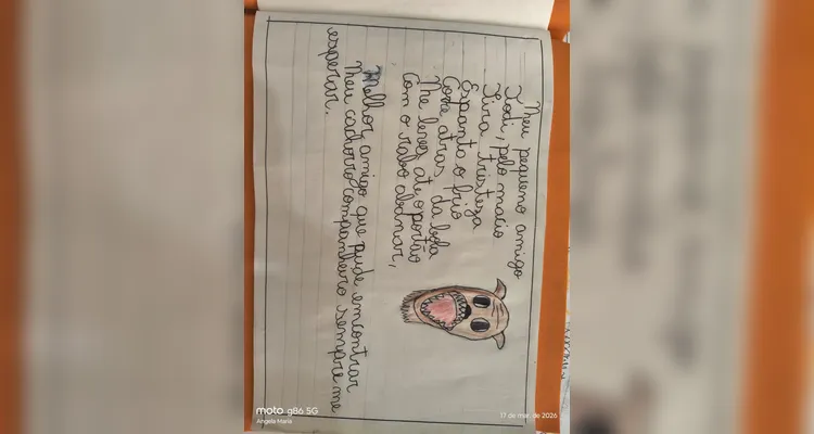 Confira os registros do trabalho em sala de aula.