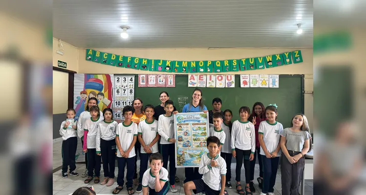 Confira os registros do trabalho em sala de aula.
