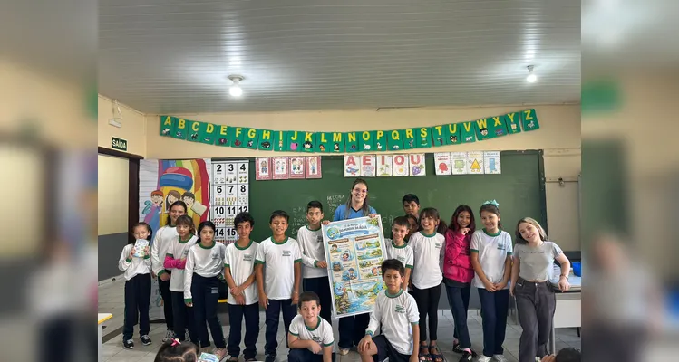 Confira os registros do trabalho em sala de aula.