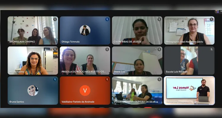 Confira os registros do encontro online com os educadores.