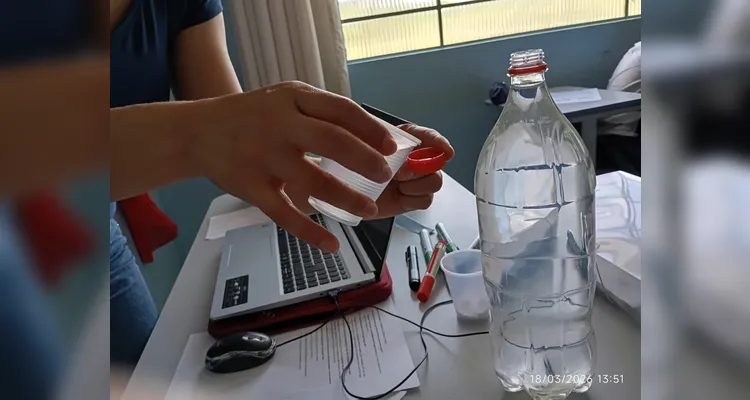 Confira os registros em sala de aula.