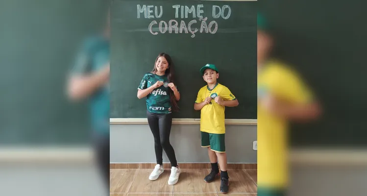 Confira a série de registros dos alunos/torcedores com a proposta 'Meu Time do Coração'.