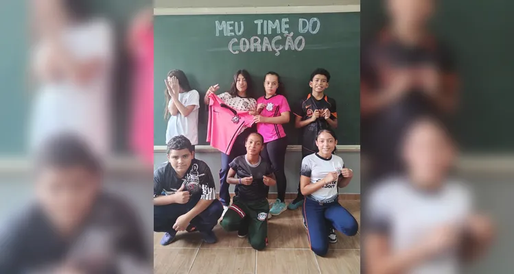 Confira a série de registros dos alunos/torcedores com a proposta 'Meu Time do Coração'.